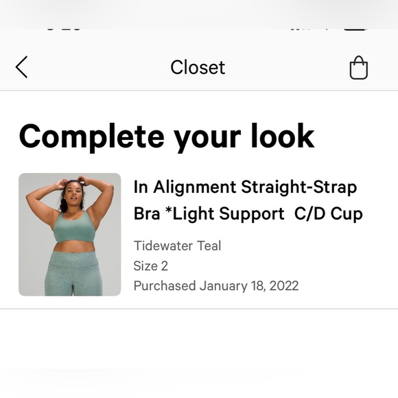 Lululemon | In Alignment Straight-Strap Bra - Picture 9 of 9